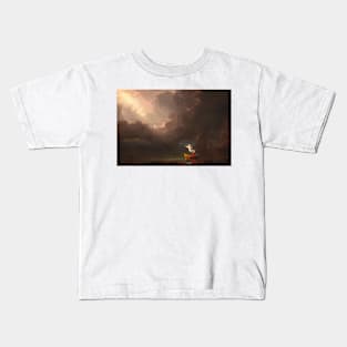 The Voyage of Life: Old Age by Thomas Cole Kids T-Shirt